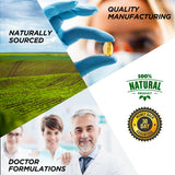 Ashwagandha Organic Herbal Supplement 6000 mg Whole Herb Equivalent (4:1 Extract)